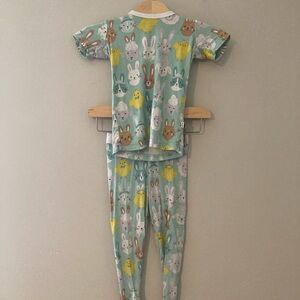$24 ADD ON Little Sleepies Rad Rabbit set sleep outfit size 12-18‎ months easter